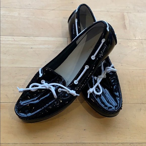 Cole Haan Shoes - COLE HAAN Black Patent Loafers